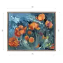 Картина в раме Декор депо "Ксения Черномор. Маки и Космос" 65x80 см
