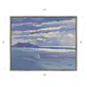 Картина в раме Декор депо "Ксения Черномор. Мыс Меганом. Крым" 90x110 см
