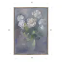Картина в раме Декор депо "Ксения Черномор. Перламутровые розы" 90x65 см