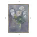 Картина в раме Декор депо "Ксения Черномор. Перламутровые розы" 105x75 см