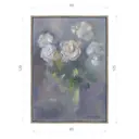 Картина в раме Декор депо "Ксения Черномор. Перламутровые розы" 125x90 см