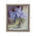 Картина в раме Декор депо "Ксения Черномор. Сиреневый дождь" 35x30 см