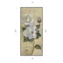 Картина в раме Декор депо "Ксения Черномор. Цветы магнолии 2" 205x95 см