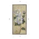 Картина в раме Декор депо "Ксения Черномор. Цветы магнолии 2" 105x50 см
