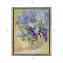 Картина в раме Декор депо "Ксения Черномор. Сирень" 55x45 см
