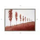 Картина в раме Декор депо "Константин Малютин. Красное поле" 80x110 см