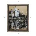 Картина в раме Декор депо "Константин Малютин. Шлюз №7" 45x35 см