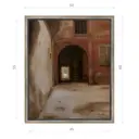 Картина в раме Декор депо "Константин Малютин. Итальянский дворик" 60x50 см