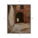 Картина в раме Декор депо "Константин Малютин. Итальянский дворик" 80x65 см