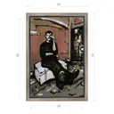 Картина в раме Декор депо "Константин Малютин. Кочегар" 50x35 см