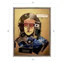 Картина в раме Декор депо "Константин Малютин. Радио 2" 85x65 см
