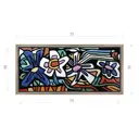 Картина в раме Декор депо "Константин Малютин. Клумба" 35x75 см