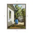 Картина в раме Декор депо "Константин Малютин. Синяя бочка" 80x60 см