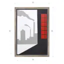 Картина в раме Декор депо "Константин Малютин. Завод 1" 50x35 см