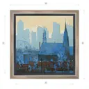 Картина в раме Декор депо "Константин Малютин. Питтсбург" 30x30 см