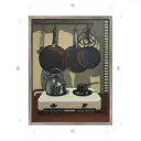 Картина в раме Декор депо "Константин Малютин. Кофе" 65x50 см