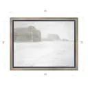 Картина в раме Декор депо "Константин Малютин. Метель" 35x45 см