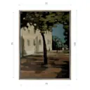 Картина в раме Декор депо "Константин Малютин. Улица Долгова" 100x75 см