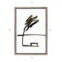 Картина в раме Декор депо "Константин Малютин. Скамейка 2" 65x45 см