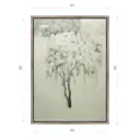 Картина в раме Декор депо "Константин Малютин. Много снега" 90x65 см