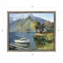 Картина в раме Декор депо "Ксения Черномор. Озеро Комо" 50x60 см