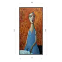Картина в раме Декор депо "Эдуард Абжинов. Марта" 80x160 см