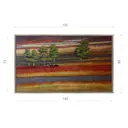 Картина в раме Декор депо "Эдуард Абжинов. Неизведанная земля" 80x135 см
