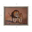 Картина в раме Декор депо "Эдуард Абжинов. Неразлучная пара" 35x45 см