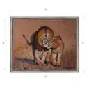 Картина в раме Декор депо "Эдуард Абжинов. Неразлучная пара" 45x55 см