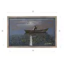 Картина в раме Декор депо "Эдуард Абжинов. Серебристая ночь" 35x55 см