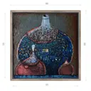 Картина в раме Декор депо "Эдуард Абжинов. Винное изобилие" 60x60 см