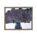 Картина в раме Декор депо "Эдуард Абжинов. Букет на белом" 45x55 см