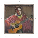 Картина в раме Декор депо "Эдуард Абжинов. Музыкант" 90x90 см