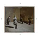 Картина в раме Декор депо "Эдуард Абжинов. Игра в ручной мяч" 65x75 см