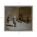 Картина в раме Декор депо "Эдуард Абжинов. Игра в ручной мяч" 45x50 см