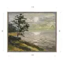 Картина в раме Декор депо "Эдуард Абжинов. Утренний рассвет" 90x110 см