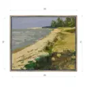 Картина в раме Декор депо "Эдуард Абжинов. Песчаный берег" 75x90 см