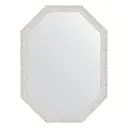 Зеркало в багетной раме Evoform чеканка белая 46 мм 58x78 см BY 7003