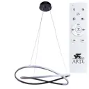 Потолочный светильник светодиодный Arte Lamp Swing A2522SP-2BK холодный белый (голубой) цвет чёрный