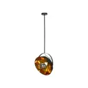 Светильник подвесной Lussole Klamath LSP-0556-C160 1 лампа цвет черный черный