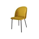 Стул Estente Helga 90x50x50 см жаккард/шенилл цвет горчичный