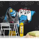 Фотообои флизелиновые Luxury walls 300x270 см Граффити AM11903