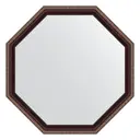 Зеркало в багетной раме Evoform махагон с орнаментом 50 мм 69x69 см BY 3867