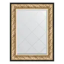 Зеркало с гравировкой в багетной раме Evoform барокко золото 106 мм 70x92 см BY 4122