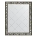 Зеркало с гравировкой в багетной раме Evoform византия серебро 99 мм 99x124 см BY 4372