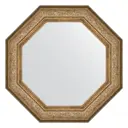Зеркало в багетной раме Evoform виньетка античная бронза 109 мм 75x75 см BY 7385