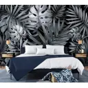 Фотообои флизелиновые с виниловым покрытием Luxury Walls AM02404G "Листья" 400x270 см