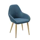 Кресло R-home Kent Арт 58.5x84x59.5 см цвет синий