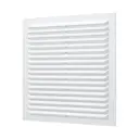 Решетка вентиляционная Auramax A1919C 194x194 мм полистирол цвет белый