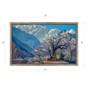 Картина в раме Декор депо Николай Рерих. Весна в Кулу Кришна 45x70 см